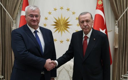 Cumhurbaşkanı Erdoğan, Ukrayna Dışişleri Bakanı Sybiha’yı Kabul Etti