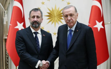 Çek Cumhuriyeti Büyükelçisi Stepanek Güven Mektubunu Cumhurbaşkanı Erdoğan’a Sundu