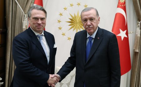 AB Delegasyonu Büyükelçisi Ossowski Güven Mektubunu Cumhurbaşkanı Erdoğan’a Sundu