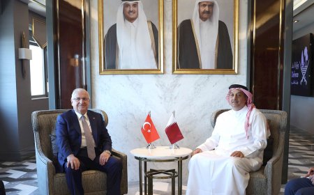 Milli Savunma Bakanı Yaşar Güler, Katar Başbakan Yardımcısı ve Savunma Bakanı Al Attiyah ile Görüştü