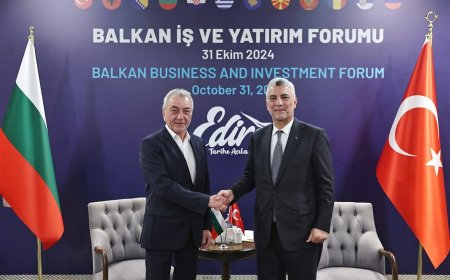 Ticaret Bakanı Ömer Bolat, Bulgaristan Yenilik ve Büyüme Bakanı Karadimov ile Görüştü