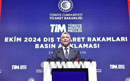 Ticaret Bakanı Bolat, Ekim Ayı İhracat Verilerini Açıkladı: Yıl Sonu Hedefi Yükseltildi