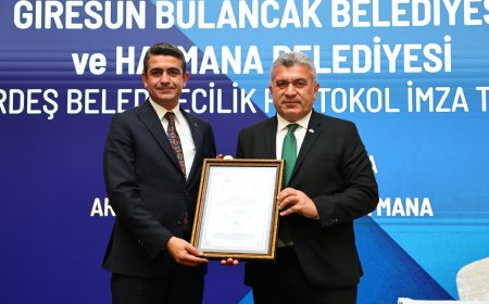 Bulancak ve Haymana Arasında Kardeş Şehir Protokolü İmzalandı