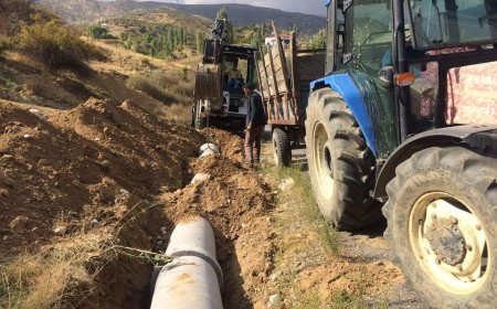 Doğanşehir’in Dört Bir Yanında Hizmet Çalışmaları Sürüyor