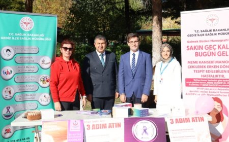 Başkan Akel, Meme Kanseri Farkındalık Standını Ziyaret Etti