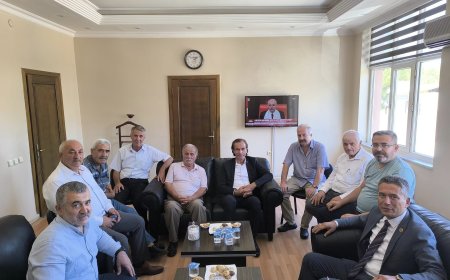 MHP Amasya İl Başkanlığından Hamamözü Belediye Başkanı Cihan Demir’e Ziyaret