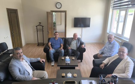 Amasya Üniversitesi Rektörü Prof. Dr. Ahmet Hakkı Turabi’den Hamamözü Belediye Başkanı Cihan Demir’e Ziyaret