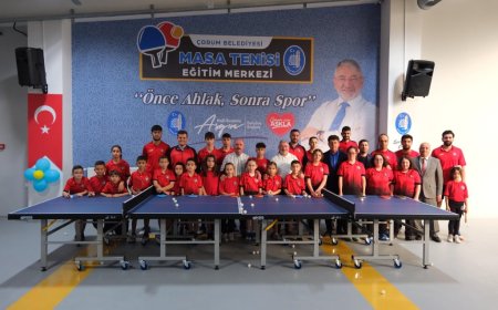Çorum’da Masa Tenisi Eğitim Merkezi Coşkulu Bir Törenle Açıldı