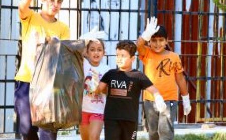 Karabağlarlı Çocuklardan Çevreye Duyarlı Etkinlik