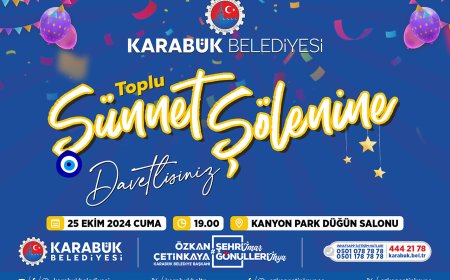 Karabük Belediyesi’nden İhtiyaç Sahibi Aileler İçin Toplu Sünnet Şöleni