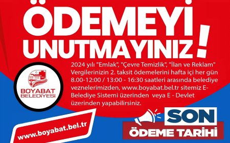 Dikkat: Son Gün 02 Aralık 2024!