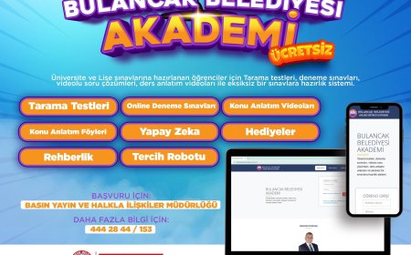 LGS ve Üniversite Sınavlarına Hazırlanan Gençlere Ücretsiz Online Destek
