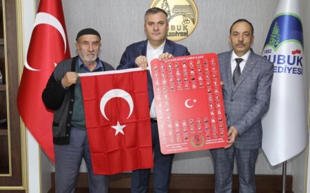 Şehit Ailelerinden Belediye Başkan Baki Demirbaş’a Anlamlı Ziyaret