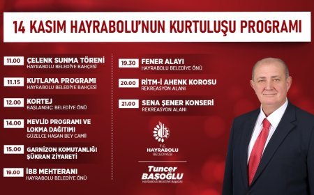 14 Kasım Hayrabolu’nun Kurtuluşu Programı Düzenlendi