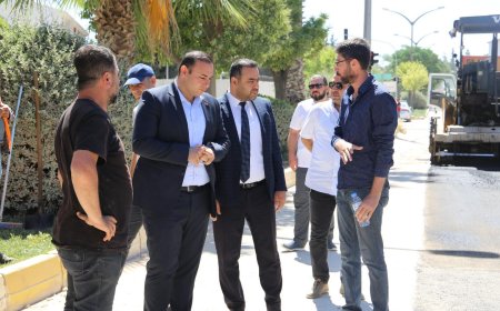 Başkan Bilecen, Asfalt Çalışmalarını Yerinde İnceledi