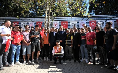 Moto Kuryelerden Başkan Eşki’ye Teşekkür Ziyareti