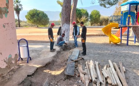 lçemizdeki Okulların Çevre Düzenlemelerini Gerçekleştiriyoruz