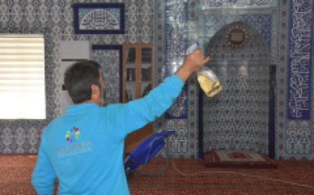 Kocasinan, Gül Kokan Camilerle Daha Huzurlu İbadet Ortamı Sunuyor