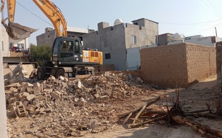 3 Metruk Evin Yıkımı Gerçekleşti