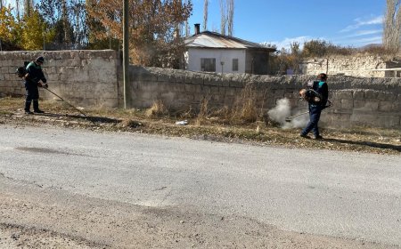 Pınarbaşı Belediyesi Park ve Bahçelerde Temizlik Çalışmalarına Devam Ediyor