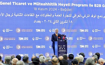 Ticaret Bakanı Ömer Bolat, Irak Genel Ticaret Heyeti Programında Konuştu