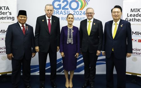 Cumhurbaşkanı Erdoğan, MIKTA Üyesi Ülkelerin Liderleriyle Görüştü