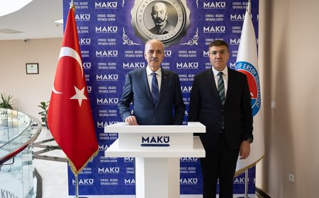 TBMM Başkanı Numan Kurtulmuş, MAKÜ Rektörlüğünü Ziyaret Etti