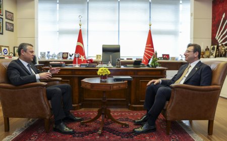 CHP Genel Başkanı Özgür Özel, TBB Başkanı ve İBB Başkanı Ekrem İmamoğlu ile Görüştü