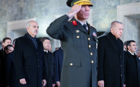 Büyük Önder Atatürk İçin Anıtkabir’de Devlet Töreni Düzenlendi