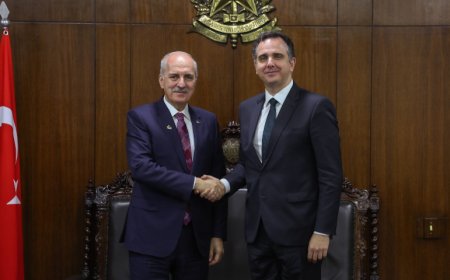 TBMM Başkanı Kurtulmuş, Brezilya Senatosu ve Temsilciler Meclisi Başkanlarıyla Görüştü