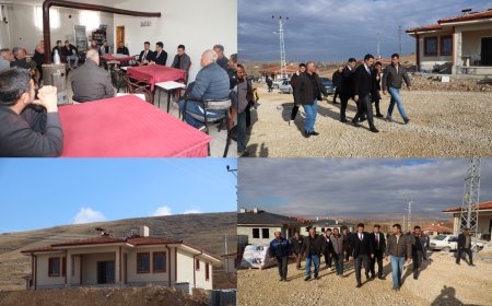 Elbistan Kaymakamı Muhammet Fatih Demirel, Kırsal Konut İnşaatlarını İnceledi