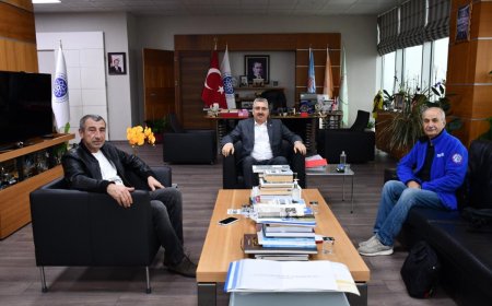 Rektör Prof. Dr. Mümin Şahin’e Nezaket Ziyareti Gerçekleştirildi