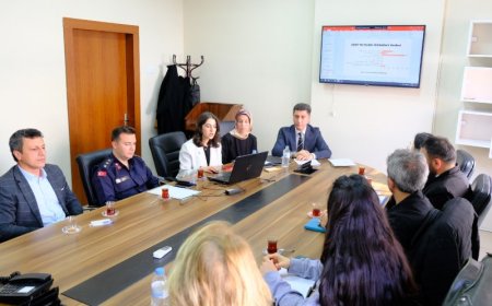 Kaymakam Ersin Tepeli Başkanlığında Kadına Yönelik Şiddetle Mücadele Toplantısı Yapıldı