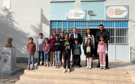 Kırşehir İl Milli Eğitim Müdürü Yasin Gülşen, Köy Okullarındaki Öğretmenleri Ziyaret