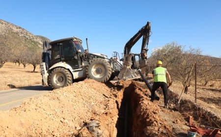 Betçe İçme Suyu Projesinin 3 Bin 500 Metrelik Kısmı Tamamlandı