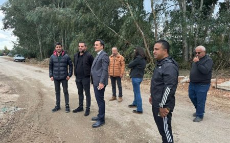 Kaymakam Musa Kazım Çelik KYK Öğrenci Yurdu İnşaatını İnceledi