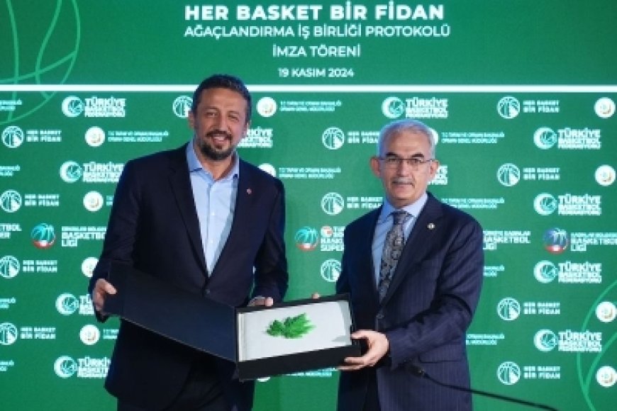 Her Basket Bir Fidan Projesi ile 350 Bin Fidan Doğa ile Buluşacak