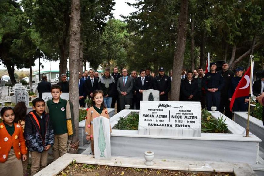 Şehit Öğretmen Neşe Alten, 24 Kasım Öğretmenler Günü’nde Kabrinde Anıldı