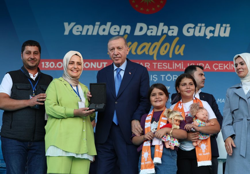 Cumhurbaşkanı Erdoğan: “Deprem Bölgesinde Evine Girmeyen Hak Sahibimiz Kalmayacak”