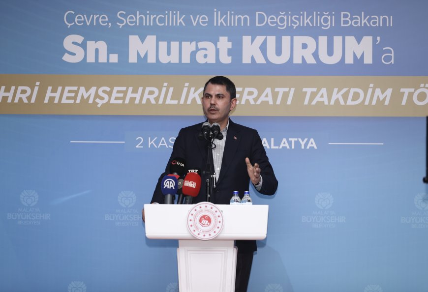 Bakan Kurum: “Çocuklarımıza En Güzel Malatya’yı Teslim Edeceğiz”