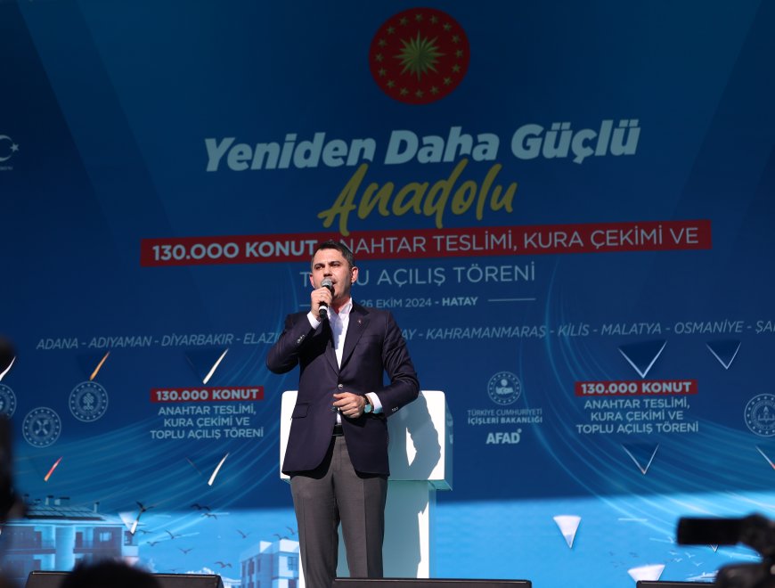 Yıl Sonuna Kadar 200 Bin Deprem Konutu Teslim Edilecek