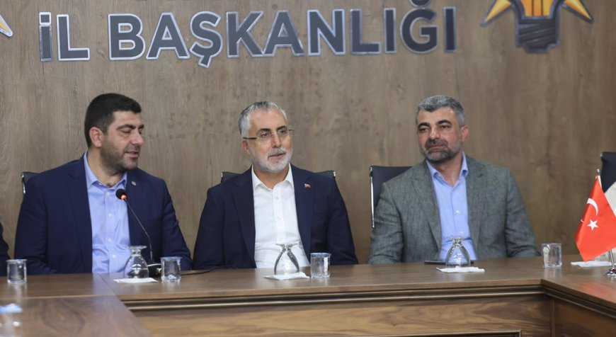 Bakan Işıkhan, Mardin İş Dünyası Temsilcileriyle Bir Araya Geldi