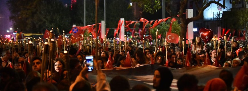 Çanakkale'de Cumhuriyetin 101. Yılı Coşkuyla Kutlandı