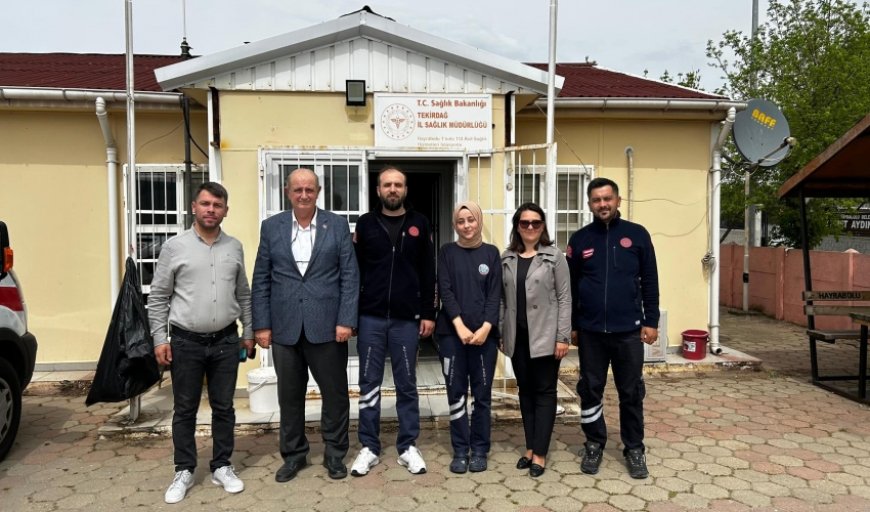 Başkan Tuncer Başoğlu’ndan Hayrabolu 112 Ekibine Geçmiş Olsun Ziyareti