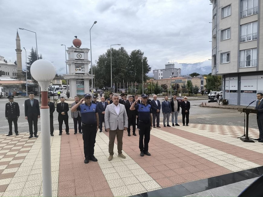 Hamamözü’nde 19 Eylül Gaziler Günü Törenle Kutlandı