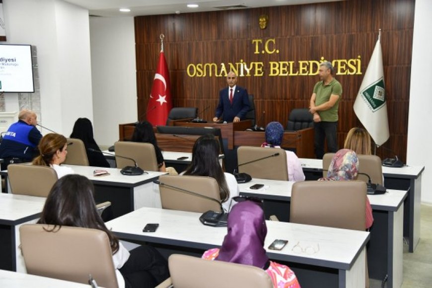 Osmaniye Belediyesi, Hizmet Kalitesini Yükseltmek İçin Personeline Eğitim Veriyor