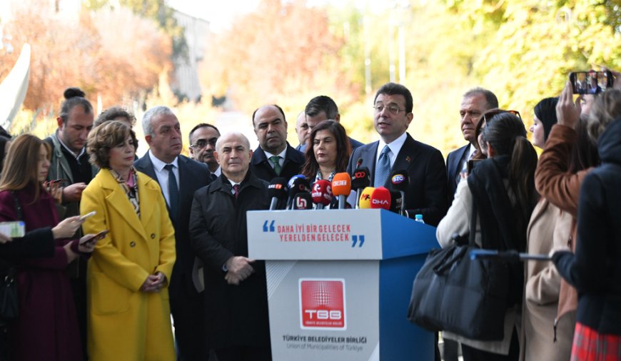 Türkiye Belediyeler Birliği Encümeni'nden Kayyım Atamalarına Karşı Basın Açıklaması