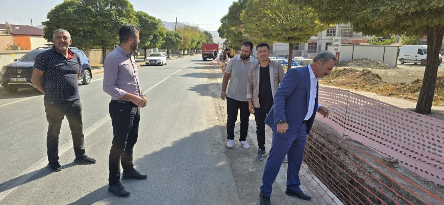 İlçemiz Altyapı Çalışmalarında Elektrik Şebekeleri Yer Altına Alınıyor