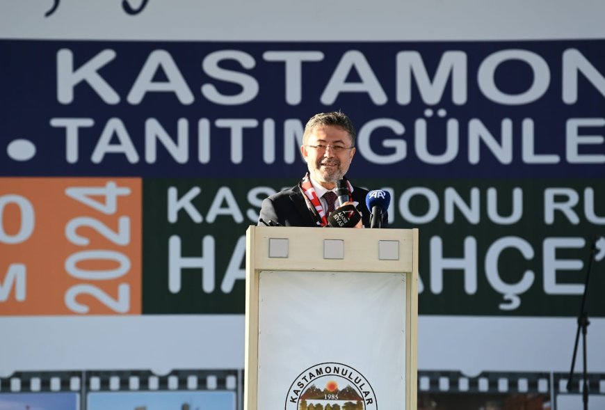 Bakan Yumaklı, 18. Kastamonu Tanıtım Günleri'nde