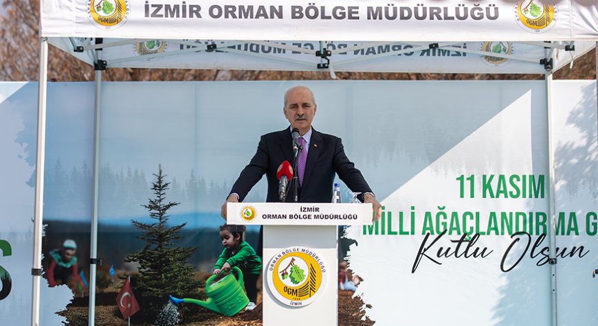 TBMM Başkanı Numan Kurtulmuş, İzmir’de Fidan Dikim Törenine Katıldı